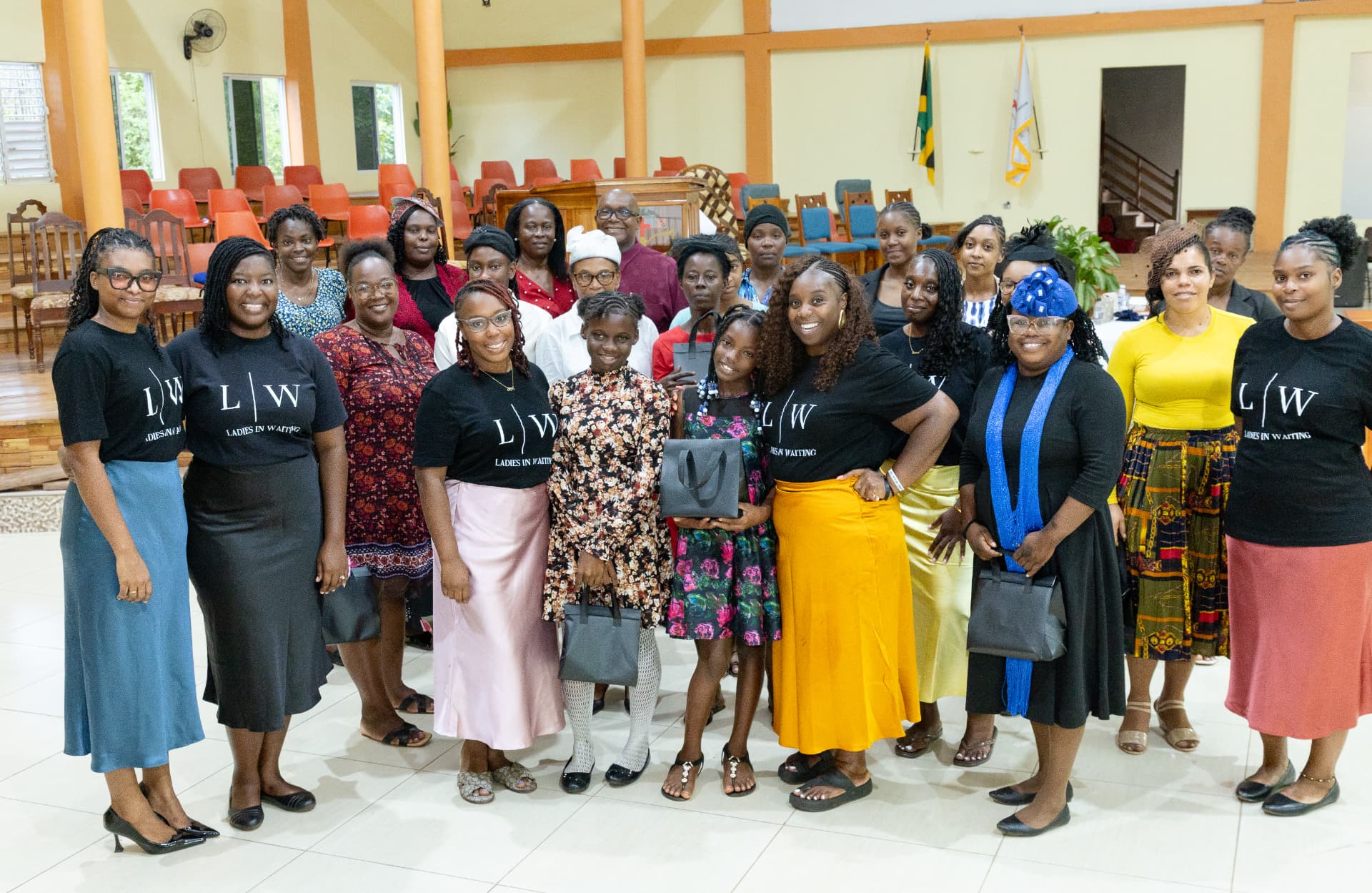 Group photo of everyone who attended the LIW Jamaica launch