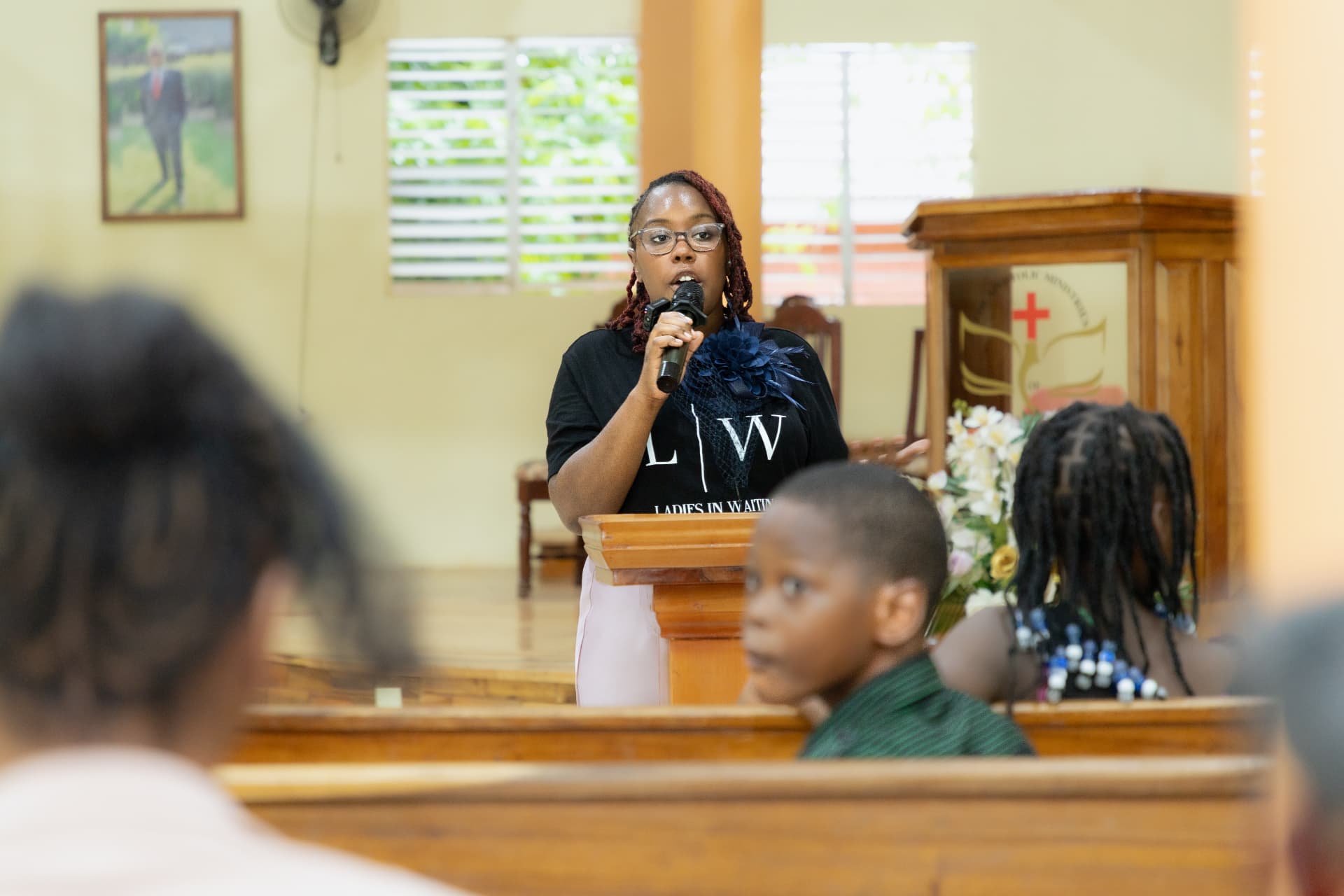 LIW Jamaica representative speaking at the branch launch on 13 September 2026